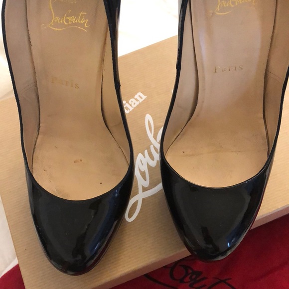Black calf Patent leather Christian louboutin - Picture 6 of 8